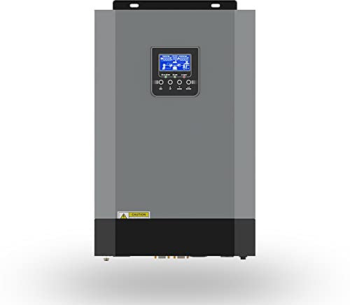 Convertitore Ibrido Solare da 5,5KW 48V MPPT 110A 500VDC Ingresso fotovoltaico Convertitore Ibrido a Onda sinusoidale Pura da 220VAC