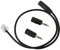 Universal RJ9 to 2.5/3.5mm Plug Adapter Connector Cable for Telephone Headset