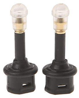LLINthy 2 Pcs Toslink Female To 3.5mm Male Plug Digital Optical Adapter Conve