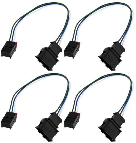 ECSiNG 4-teiliger LED-Rücklicht-Adapterkabelbaum Kompatibel mit VW Golf Mk6 R20 2008+ Plug-and-Play-Verkabelung LED-Rücklicht-Nachrüstung