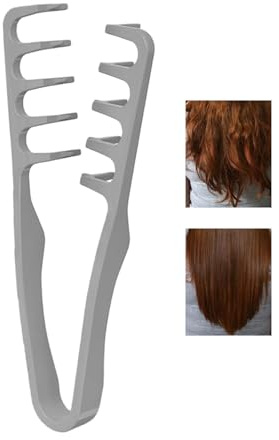 Peine de textura, peine de dientes anchos, herramienta de volumen, peine de textura peine, peine para volumen en la raíz, para cabello rizado, peinado, para crear volumen, forma precisa, para cubrir