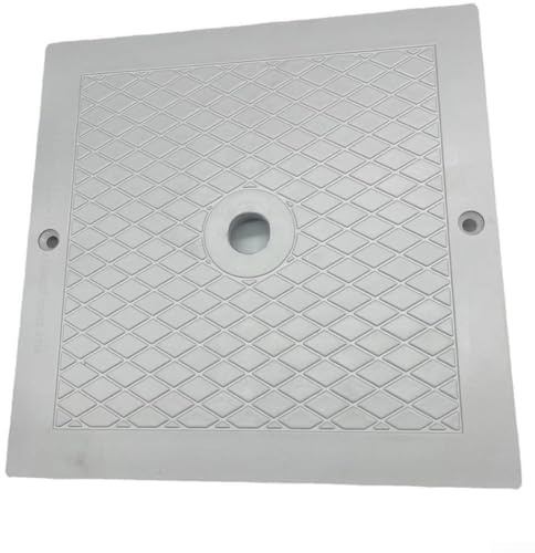 Qualoramall Pool Spa 25,4 cm quadratische Skimmer-Deckelabdeckung SPX1082 robuster Ersatz kompatibel mit In-Ground Pool Skimmer SP1082 SP1083 SP1084 SP1085 SP1086, Whi