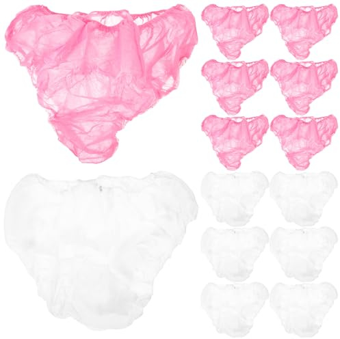 TOVINANNA 30pcs Disposable Women's Underpants Non-woven Breathable Briefs Practical Salon Panties for Sauna Fitness Travel Comfortable Multipack