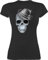 Shirt Damen - Kompatibel Oktoberfest - Totenkopf mit Filzhut - M - Schwarz - trachtenshirts trachtenshirt bayrische Skull Funshirts für Frauen trachtentshirt Trachten t Shirts bayrisch bayernhut