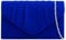 fi9 Damen Clutch Schwarz Schwarz Medium, Blau - Königsblau - Größe: Medium