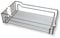5 Stück Einhängekörbe für Kesseböhmer Hochschrank Dispensa/Drahtkörbe für 30er Apothekerschrank / 250 x 467 x 110 mm/Stahl Silbergrau (matt verchromt) von SO-TECH®