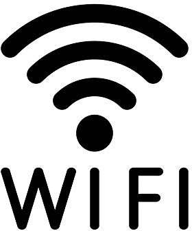 Aufkleber Tattoo WIFI 20cm schwarz WLAN Hotspot kostenlos Internet Zugang Zeichen Symbol Logo