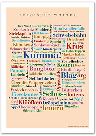 Postkarte Bergische Wörter (DIN A6)