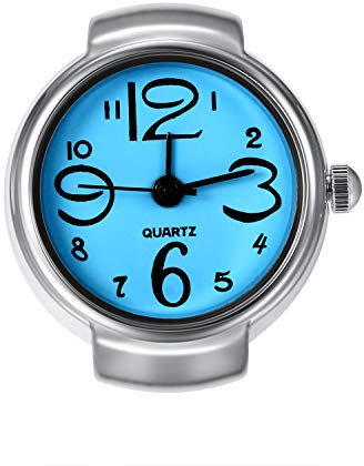 LANCARDO Damen Herren Ringuhr Analog Quarz am Finger Uhr Ring