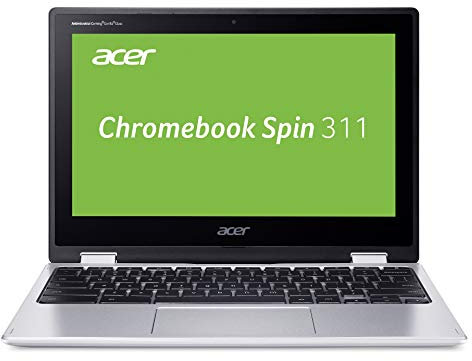 Acer Chromebook Convertible 11 Zoll (CP311-2H-C7BG) (ChromeOS, Laptop, HD Touch-Display, Akkulaufzeit: Bis zu 10 Stunden, 4 GB LPDDR4 RAM / 64 GB eMMC, 1,19 Kg leicht, 19,95 mm dünn)