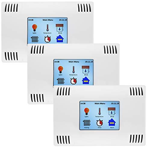 AZDelivery 3 x AZ-Touch MOD Smart Home Wandgehäuseset mit 2,4 Zoll TFT LCD Touchscreen, SPI-Touch-Controller XPT2046 kompatibel mit ESP8266 und ESP32 inklusive E-Book!