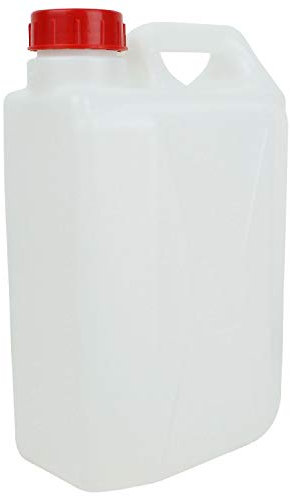 Linxor - Bidon en plastique (PEHD) pour usage alimentaire avec bouchon - 5L