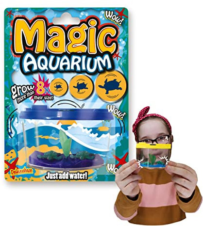 Magic Aquarium - Schildkröte von Deluxebase. Lassen Sie Ihre eigenen Pinguine in diesem Spielzeug Fisch Tank-Kit für Kinder wachsen.