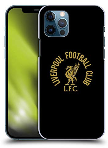 Head Case Designs Offizielle Zugelassen Liverpool Football Club LFC Gold Und Schwarz Liver Bird Harte Rueckseiten Handyhülle Hülle Huelle kompatibel mit Apple iPhone 12 / iPhone 12 Pro