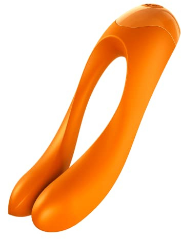 Satisfyer Candy Cane Finger-Vibrator | Wiederaufladbarer Vibrator | Schwarz | Innovatives Sex-Spielzeug für vielseitige Stimulation | Aus körperfreundlichem Silikon | Sex Spielzeug für Frauen | Erotik