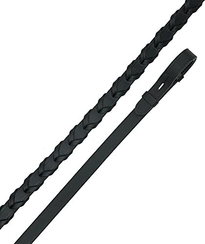 SIE Redini in pelle intrecciata (nero, pony)