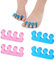 XHNFCU 2 Pairs Gel Toe Separator Toe Stretcher Divider Spacer, Suitable for Men and Women, Relaxing Toes, Pedicure, Bunion Relief, Quickly Alleviating Toe Pain After Sports Activities