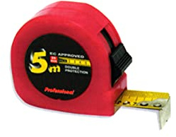 Nespoli Flessometro Gomma, 25mm, 5m