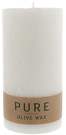 Wenzel Olive Wax Kerze, Natural, 130x70