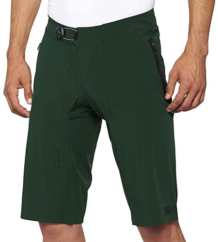100% MTB WEAR Unisex Erwachsene Celium Green-32 Short, Forest Green (Grün), 32