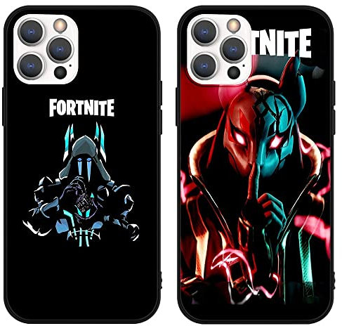 [2 pièces] Coque Compatible avec Apple iPhone 13/14 6,1 Pouces, Motif Étui de Téléphone Silicone TPU Souple Back Cover Case pour iPhone 13, 01