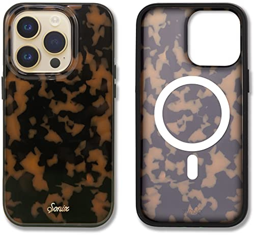 Sonix Hülle für iPhone 14 Pro | kompatibel mit MagSafe | 3 m Fallgetestet | Schildpatt | Brown Tort