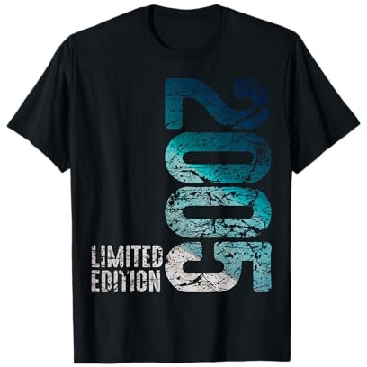 20. Geburtstag Mann Frau 20 Jahre 2005 Deko Lustig Geschenk T-Shirt