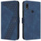 YIRRANZD Coque pour Huawei Y6 2019, Étui Housse Protection en Cuir PU [Pochette de Portefeuille] [Magnétique], Antichoc Etui à Rabat pour Huawei Y6 2019 (Bleu)