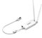 Vonets VAP11S-232 Mini ripetitore/router Wi-Fi/server seriale 2.4 GHz con 2 antenne esterne Wireless Bridge dal miglior partner per bilance elettroniche, PLC