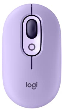 Logitech POP Mouse, Wireless Mouse with Customizable Emojis, SilentTouch Technology, Precision/Speed Scroll, Compact Design, Bluetooth, Multi-Device, OS Compatible - Cosmos