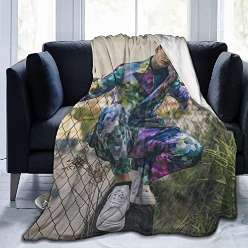 YINGD Noah Schnapp Modische Decke Plüsch Bett Couch Decke Digitaldruck 125 cm x 100 cm