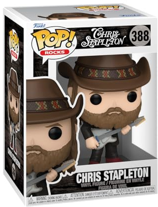 Funko POP! Rocks: Chris Stapleton - Vinyl-Sammelfigur - Geschenkidee - Offizielle Handelswaren - Spielzeug Für Kinder und Erwachsene - Music Fans - Modellfigur Für Sammler und Display