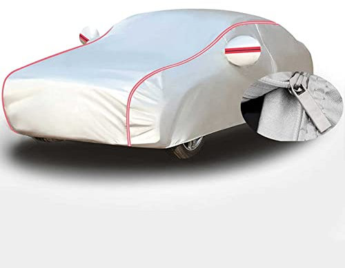 Auto Abdeckplane Winter FüR Mini Cooper Cabrio 2005-2014, Autoplane Atmungsaktiv, Autoabdeckung Wasserdicht Outdoor, Autogarage Abdeckung, MaßGeschneiderter (Color : C, Size : with Cotton)