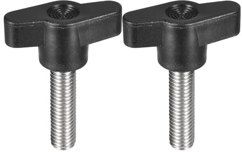 QUARKZMAN 2 Pcs de Tornillo de Sujeción, M8 x 30mm, Tornillos de Pulgar en Forma de T de Acero Inoxidable 304 para Reemplazo Rápido de Perillas de Apriete Manual