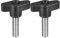 QUARKZMAN 2Pcs Bouton de Serrage à Vis, M8 x 30mm, en Acier Inoxydable 304, Poignée en Forme de T Pour Un Remplacement Rapide Du Bouton de Serrage à Visser à La Main