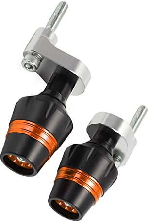 WOBBLO Sturzpad Crash Protektoren Für Kawasaki Für Ninja 1000 Z1000SX 2011 2012 2013 2014 2015 2016 Z1000 SX Motorrad Spulen Fallschutz POM Pads (Color : Orange)