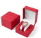 YekouMax Uhrenbox herren, Aufbewahrungsbox für smartwatch und armbanduhren, PU Leather Gift Box for Watch, Jewellery, Birthda, Boyfriend, Men and Women (1, Rot)