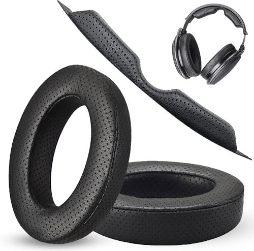 Accessory House Premium Ear Pads & Headband Cushion Pad Compatible with Sennheiser Headphones HD600 HD650 HD660S HD 660S2 Massdrop X HD 6XX HD58X Jubilee HD580. Fenestrated Sheepskin | FlexiSoft Foam