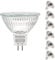 ETUOLMP MR16 Halogen Bulbs 12V 20W, Durable 6 Packs High Output Halogen Light Bulbs 2 pin GU5.3 Base for Landscape Lights, Track Lights, Ceiling Lights, Desk Lamps, Dimmable, 2700K Warm White