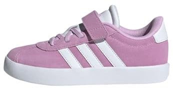 adidas Kids VL Court 3.0 Shoes Leather Upper Purple 13.5K