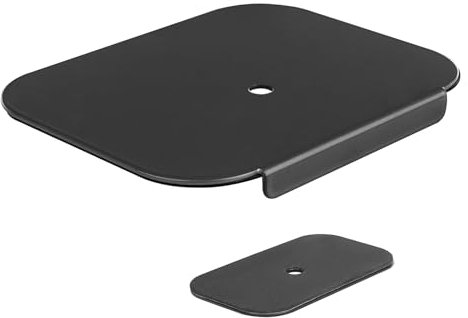 YIGZYCN Monitor Mount Reinforcement Plate For Fragile Tabletops Steel Bracket Plate Fits Most Monitor Stand C-Clamp Installation Home Monitor Stand