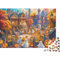 Happy Halloween Puzzles Für Erwachsene, 1000-teilige Puzzles Für Erwachsene, Lernspiel, Herausforderungsspielzeug, 1000-teilige Puzzles Für Erwachsene Und Kinder 1000pcs (75x50cm)