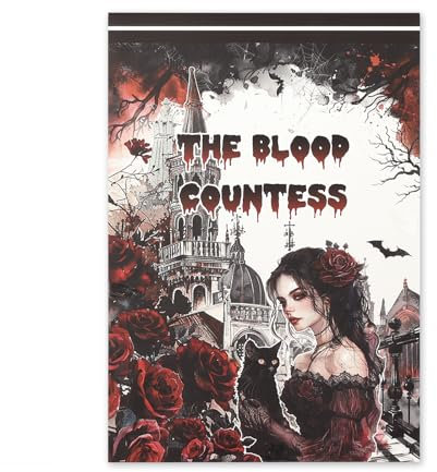 NOGAMOGA Gothic Mädchen Sticker für Journaling, Scrapbooking, 190 vorgeschnittene Coole Aufkleber für Erwachsene, PET und Papier Junk Journaling Zubehör