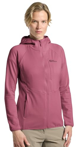 Jack Wolfskin Damen Kolbenberg Hooded Fz W, Raisin, M EU