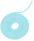 USB Cable Protector, Laser Color 1.55M Chargers Cable Protector Data Cable Protective Sleeve Earphone Cable Protection Wrap(Laser Blue)