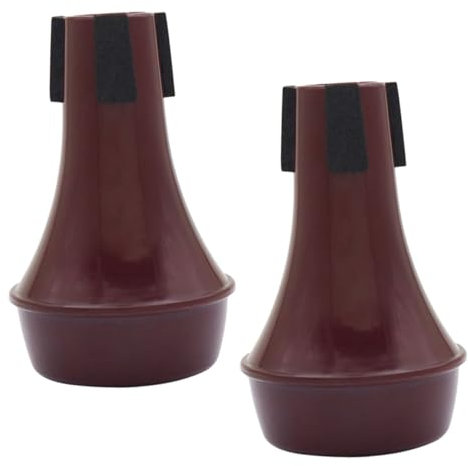 Supvox 2stücke Trompetendämpfer Aus Abs-material Übungsdämpfer Für Blasinstrumente Leicht Und Robust Lautstärke Deutlich Für Heimübung Und Ruhige Umgebung