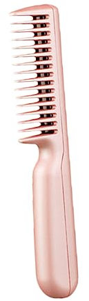 SHERCHPRY 1 juego Cepillo Alisador Portátil USB para Viaje Cepillo Térmico para y Rizar el Cabello Herramienta de y Ligera Color Rosa para Tipo de Cabello