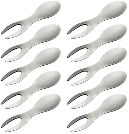 Duroecsain Porta pannocchie di mais | 10 pezzi porta pannocchie in acciaio inossidabile | picche antiscottatura per cucina, strumento per la preparazione e il servizio degli alimenti