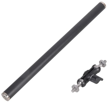 Supporto per prolunga per tubo filettato femmina da 1/4 Asta prolunga per treppiede in metallo per fotocamere Action Telefoni e microfoni Supporto per treppiede per streaming live