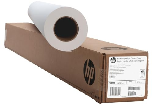 HP C6569C Coated Heavyweight Papier Inkjet 130 g / m2 1067 mm x 30.5 m, 1 Rölle Pack